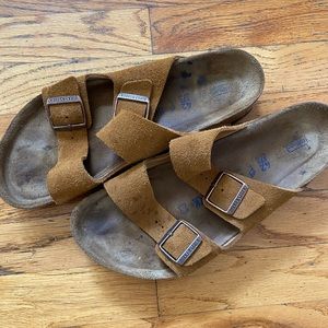 Barely Worn Suede Birkenstock’s Size 42